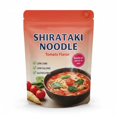 Pomidorų skonio Shirataki makaronai
